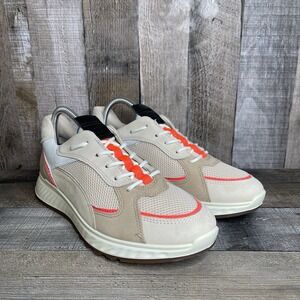 Womens Ecco ST.1 W Vanilla Coral Athletic Tennis Shoes Sneakers Size EU 40 EUC